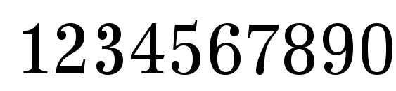 URWAntiquaTExtNar Font, Number Fonts