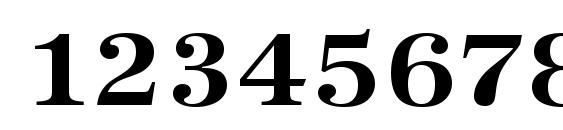 URWAntiquaTExtWid Bold Font, Number Fonts