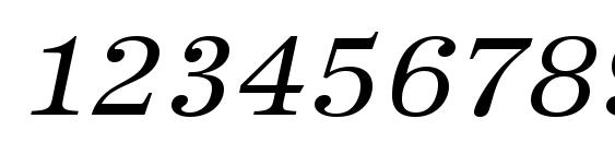 URWAntiquaTExtWid Oblique Font, Number Fonts