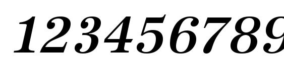 Шрифт URWAntiquaTMed Oblique, Шрифты для цифр и чисел
