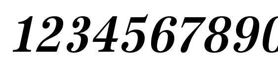 URWAntiquaTMedExtNar Oblique Font, Number Fonts