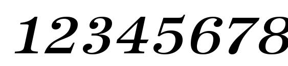 Шрифт URWAntiquaTMedExtWid Oblique, Шрифты для цифр и чисел