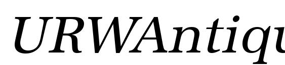 шрифт URWAntiquaTNar Oblique, бесплатный шрифт URWAntiquaTNar Oblique, предварительный просмотр шрифта URWAntiquaTNar Oblique