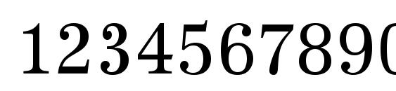 URWAntiquaTNar Font, Number Fonts