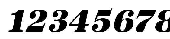URWAntiquaTUltBol Oblique Font, Number Fonts