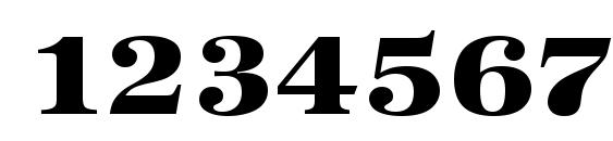 URWAntiquaTUltBolExtWid Font, Number Fonts