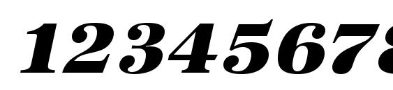 URWAntiquaTUltBolWid Oblique Font, Number Fonts