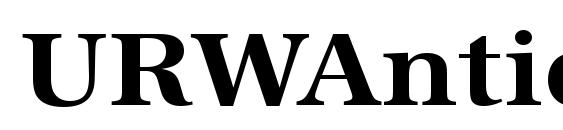 URWAntiquaTWid Bold Font