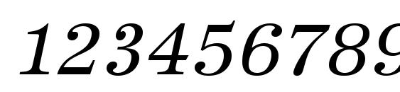 URWAntiquaTWid Oblique Font, Number Fonts