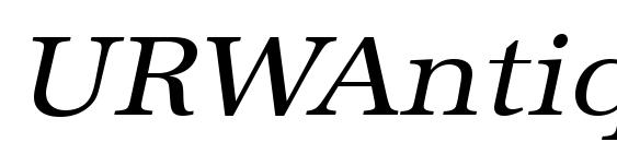 шрифт URWAntiquaTWid Oblique, бесплатный шрифт URWAntiquaTWid Oblique, предварительный просмотр шрифта URWAntiquaTWid Oblique