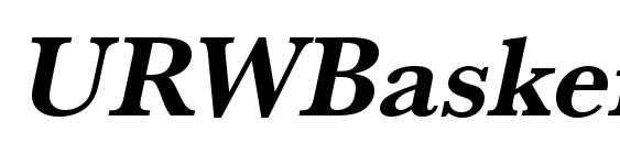 URWBaskerT Bold Oblique Font