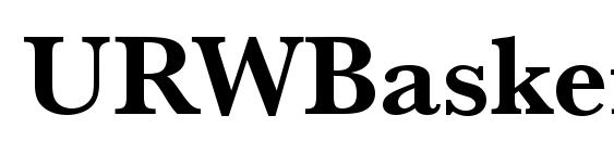 шрифт URWBaskerT Bold, бесплатный шрифт URWBaskerT Bold, предварительный просмотр шрифта URWBaskerT Bold