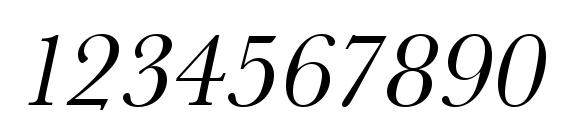 URWBaskerT Oblique Font, Number Fonts