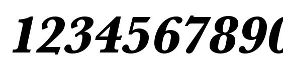 URWBaskerTExtBol Oblique Font, Number Fonts