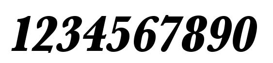 URWBaskerTExtBolExtNar Oblique Font, Number Fonts