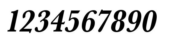 URWBaskerTExtNar Bold Oblique Font, Number Fonts