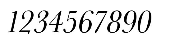 URWBaskerTExtNar Oblique Font, Number Fonts