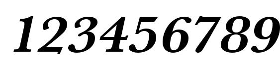 URWBaskerTExtWid Bold Oblique Font, Number Fonts