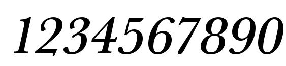 URWBaskerTMed Oblique Font, Number Fonts