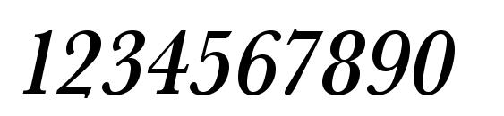 URWBaskerTMedExtNar Oblique Font, Number Fonts