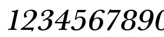URWBaskerTMedWid Oblique Font, Number Fonts