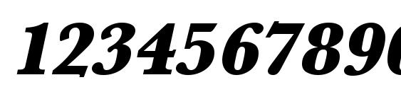 URWBaskerTUltBol Oblique Font, Number Fonts