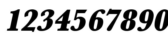 URWBaskerTUltBolNar Oblique Font, Number Fonts