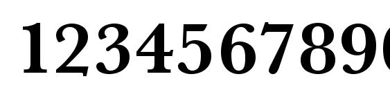 URWBaskerTWid Bold Font, Number Fonts