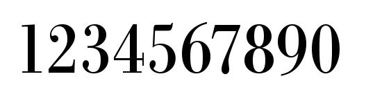 URWBodoniTExtNar Font, Number Fonts