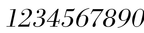 URWBodoniTLigWid Oblique Font, Number Fonts