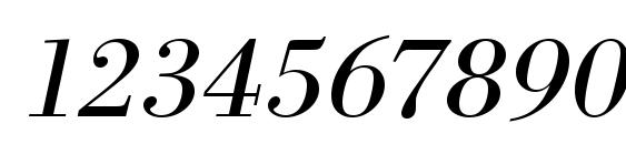 URWBodoniTWid Oblique Font, Number Fonts