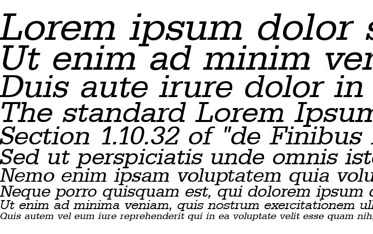 specimens URWEgyptienneT Oblique font, sample URWEgyptienneT Oblique font, an example of writing URWEgyptienneT Oblique font, review URWEgyptienneT Oblique font, preview URWEgyptienneT Oblique font, URWEgyptienneT Oblique font