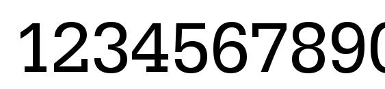 URWEgyptienneT Font, Number Fonts