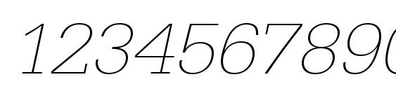 URWEgyptienneTExtLigExtWid Oblique Font, Number Fonts
