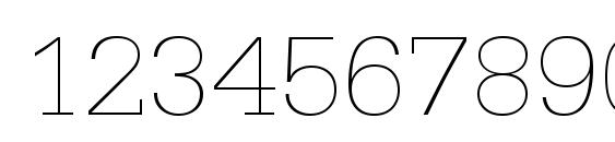 URWEgyptienneTExtLigExtWid Font, Number Fonts