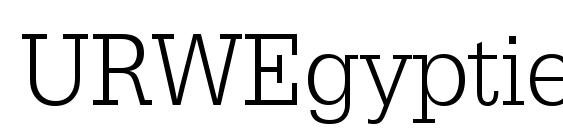 URWEgyptienneTLigExtNar Font, TTF Fonts