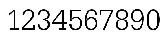 URWEgyptienneTLigNar Font, Number Fonts