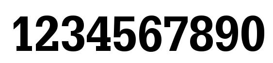 URWEgyptienneTMedExtNar Font, Number Fonts