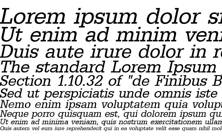 specimens URWEgyptienneTNar Oblique font, sample URWEgyptienneTNar Oblique font, an example of writing URWEgyptienneTNar Oblique font, review URWEgyptienneTNar Oblique font, preview URWEgyptienneTNar Oblique font, URWEgyptienneTNar Oblique font