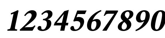 URWGaramondT Bold Oblique Font, Number Fonts