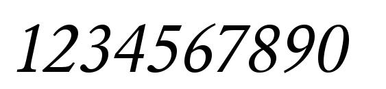 URWGaramondT Oblique Font, Number Fonts