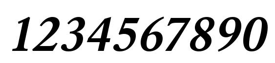 URWGaramondTDem Oblique Font, Number Fonts