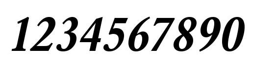 URWGaramondTDemExtNar Oblique Font, Number Fonts