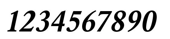 URWGaramondTDemNar Oblique Font, Number Fonts