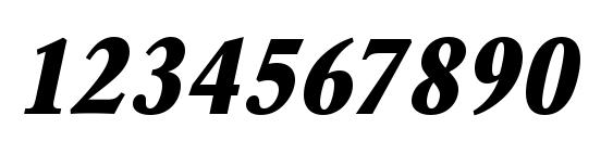 URWGaramondTExtBolExtNar Oblique Font, Number Fonts