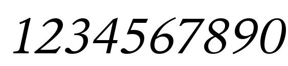 URWGaramondTExtWid Oblique Font, Number Fonts