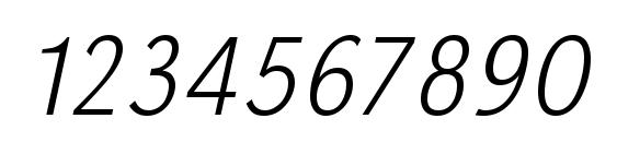 URWGroteskTExtLigNar Oblique Font, Number Fonts