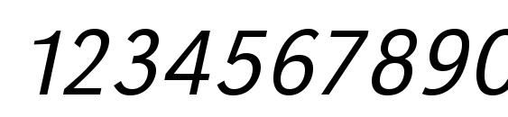 URWGroteskTLig Oblique Font, Number Fonts