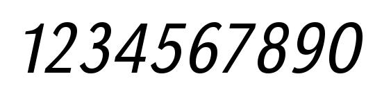 URWGroteskTLigExtNar Oblique Font, Number Fonts