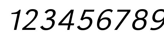 URWGroteskTLigExtWid Oblique Font, Number Fonts